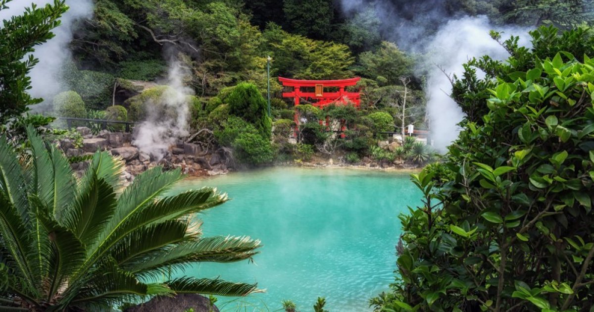 Umi Jigoku, Morskie Piekło w Beppu, gorące źródła